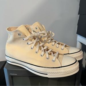 CONVERSE CHUCK 70 VINTAGE CANVAS HIGH TOP Lemon Drop (A00458C) Mens 11 Womens 13